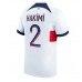 Maillot de foot Paris Saint-Germain Achraf Hakimi #2 Extérieur vêtements 2023-24 Manches Courtes